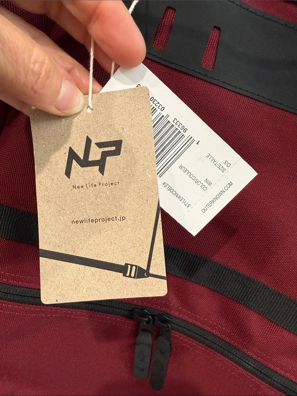 NWT! OUTERKNOWN Laptop sleeve Tall Tote x New life project with Black Accents!
